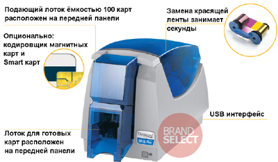 Купить Принтер пластиковых карт Datacard SP35 Plus